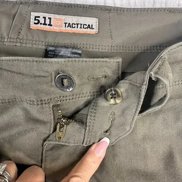 5.11 Men’s Regular Fit Stretch APEX Cargo Pant Ranger Green 34x32 - Picture 10 of 16